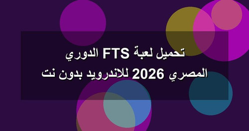 تحميل لعبة FTS الدوري المصري 2026 للاندرويد بدون نت.jpg
