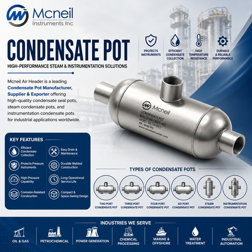 Condensate Pot Manufacturer, Supplier & Exporter | Seal Pot | Mcneil Air Header.jpg