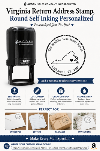 Virginia Return Address Stamp, Round Self Inking Personalized.png