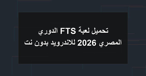 تحميل لعبة FTS الدوري المصري 2026 للاندرويد بدون نت.jpg