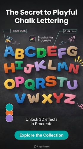 Playful chalk lettering secret P… 202607050806 x4