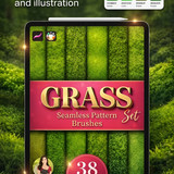 Grass brushes for Procreate 202607050821 x4