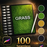 Grass textures advertisement wit… 202607050821 x4