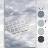 Keyboard on clouds color palette 202607050814 x4