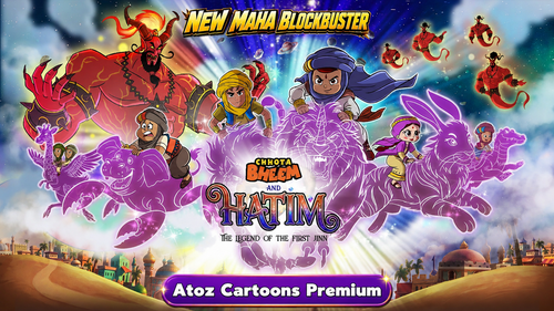 Atoz Cartoons Premium Chhota Bheem And Hatim The Legend of the First Jinn.png