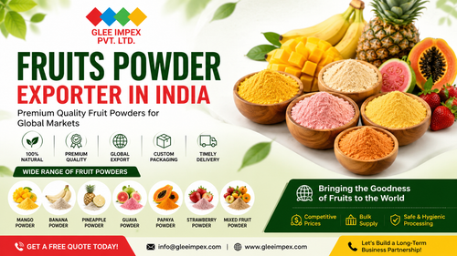 Premium Fruits Powders Exporter in India Bulk Fruit Powder Supplier GLEE IMPEX.png