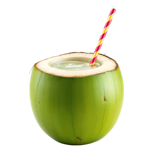 —Pngtree—green coconut with straw and 20977074.png