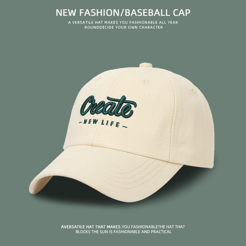 CAPBG Baseball Cap Adjustable Sun Hat Beige.jpg