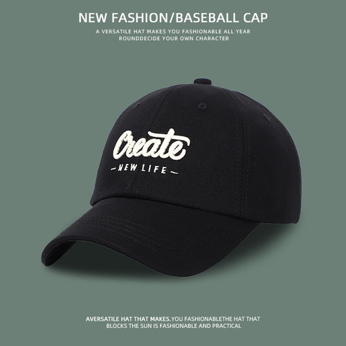 CAPBK Baseball Cap Adjustable Sun Hat Black.jpg