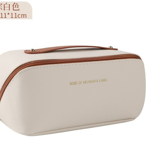 MPBAG BW Cosmetic Travel Pouch Brown White.jpg