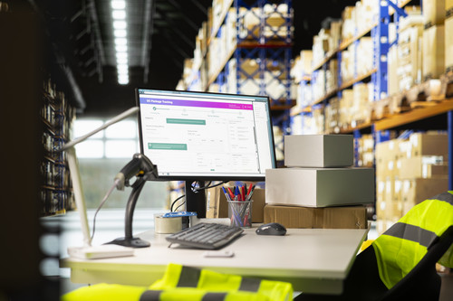 Empty professional warehouse space used for shipping cargo goods from online shopping local small br.jpg