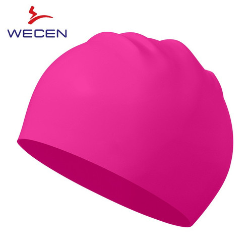 SW50R Silicone Swim Cap Rose Red 50g.jpg