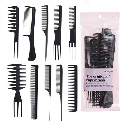 COMB10BP 10 Piece Comb Set Black Pink Bag.jpg