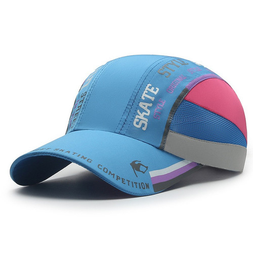 PCAPLB Print Panel Mesh Baseball Cap Lake Blue.jpg