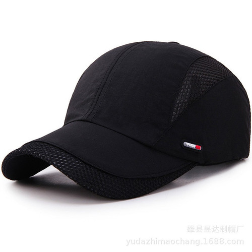 MCAPBK Quick Dry Mesh Baseball Cap Black.jpg