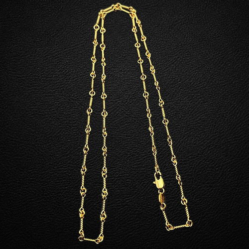 sku 006 CXL03竹节链（22K金色）.jpg