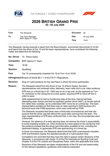 [British GP]Doc 60 Infringement Car 10 Impeding of Car 18 page 1.png