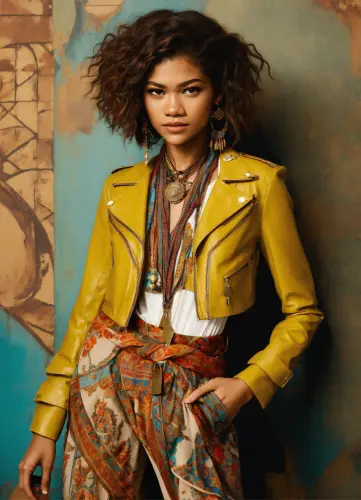 Zendaya secret agents bohemian chic attire.webp