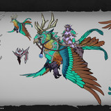 hippogryph rider concept (raelen's mom)