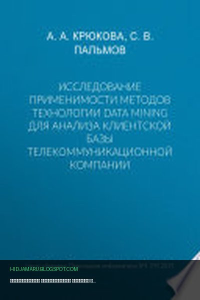 Обложка книги «Исследование применимости методов технологии Data Mining для анализа клиентской базы телекоммуникационной компании» - А. Крюкова, С. Пальмов