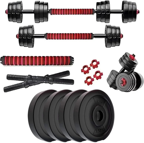 WILORA 20KG 2KG X 4 3KG X 4 Dumbbell Set Connector Rod Combo Adjustable Gym Set Black Bar Plate Comb.jpg