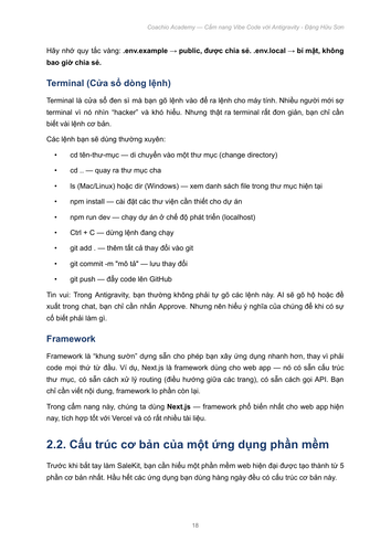 CẨM NANG VIBE CODE VỚI ANTIGRAVITY ĐẶNG HỮU SƠN X NGUYỄN THÀNH CÔNG COACHIO ACADEMY page 18.png