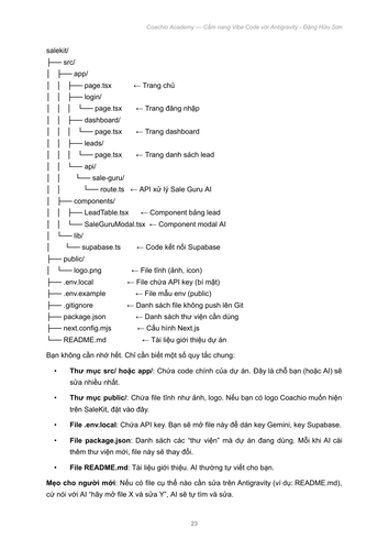 CẨM NANG VIBE CODE VỚI ANTIGRAVITY ĐẶNG HỮU SƠN X NGUYỄN THÀNH CÔNG COACHIO ACADEMY page 23.png