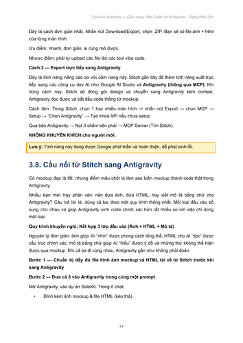 CẨM NANG VIBE CODE VỚI ANTIGRAVITY ĐẶNG HỮU SƠN X NGUYỄN THÀNH CÔNG COACHIO ACADEMY page 44.png