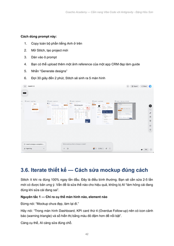 CẨM NANG VIBE CODE VỚI ANTIGRAVITY ĐẶNG HỮU SƠN X NGUYỄN THÀNH CÔNG COACHIO ACADEMY page 42.png