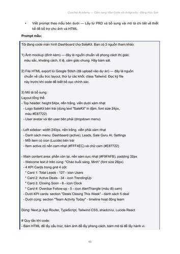CẨM NANG VIBE CODE VỚI ANTIGRAVITY ĐẶNG HỮU SƠN X NGUYỄN THÀNH CÔNG COACHIO ACADEMY page 45.png