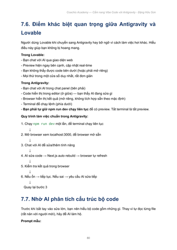 CẨM NANG VIBE CODE VỚI ANTIGRAVITY ĐẶNG HỮU SƠN X NGUYỄN THÀNH CÔNG COACHIO ACADEMY page 80.png