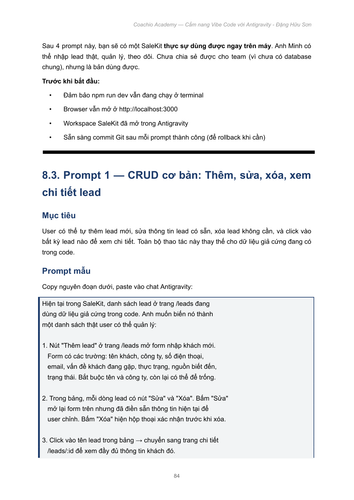CẨM NANG VIBE CODE VỚI ANTIGRAVITY ĐẶNG HỮU SƠN X NGUYỄN THÀNH CÔNG COACHIO ACADEMY page 84.png