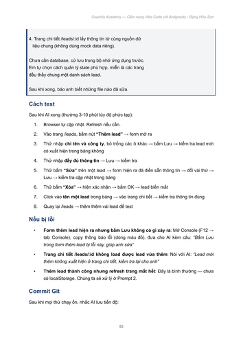 CẨM NANG VIBE CODE VỚI ANTIGRAVITY ĐẶNG HỮU SƠN X NGUYỄN THÀNH CÔNG COACHIO ACADEMY page 85.png