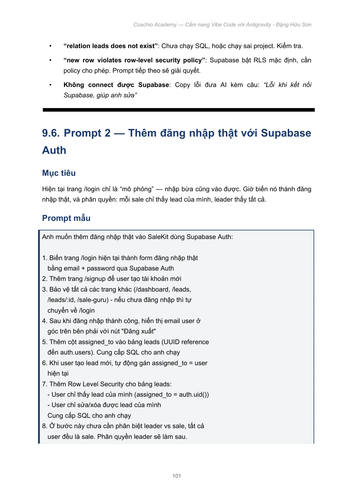 CẨM NANG VIBE CODE VỚI ANTIGRAVITY ĐẶNG HỮU SƠN X NGUYỄN THÀNH CÔNG COACHIO ACADEMY page 101.png
