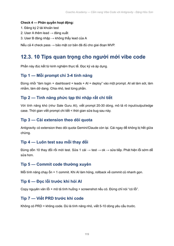 CẨM NANG VIBE CODE VỚI ANTIGRAVITY ĐẶNG HỮU SƠN X NGUYỄN THÀNH CÔNG COACHIO ACADEMY page 119.png