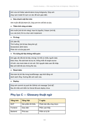 CẨM NANG VIBE CODE VỚI ANTIGRAVITY ĐẶNG HỮU SƠN X NGUYỄN THÀNH CÔNG COACHIO ACADEMY page 123.png
