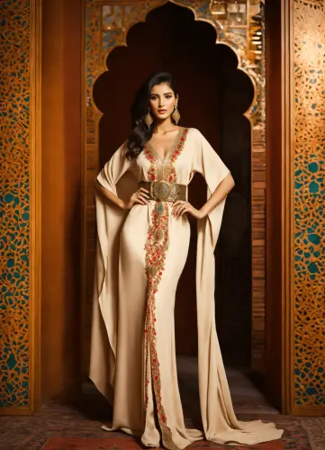 Beautiful morrocan women wearing morrocan kaftan (1).webp