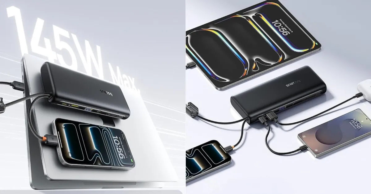 Pin sạc dự phòng Baseus 25.000mAh 145W giá sốc chỉ 45 đô - Deal hiếm có