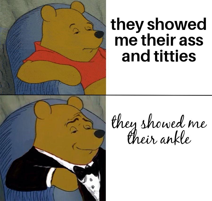 ankle better than titty meme