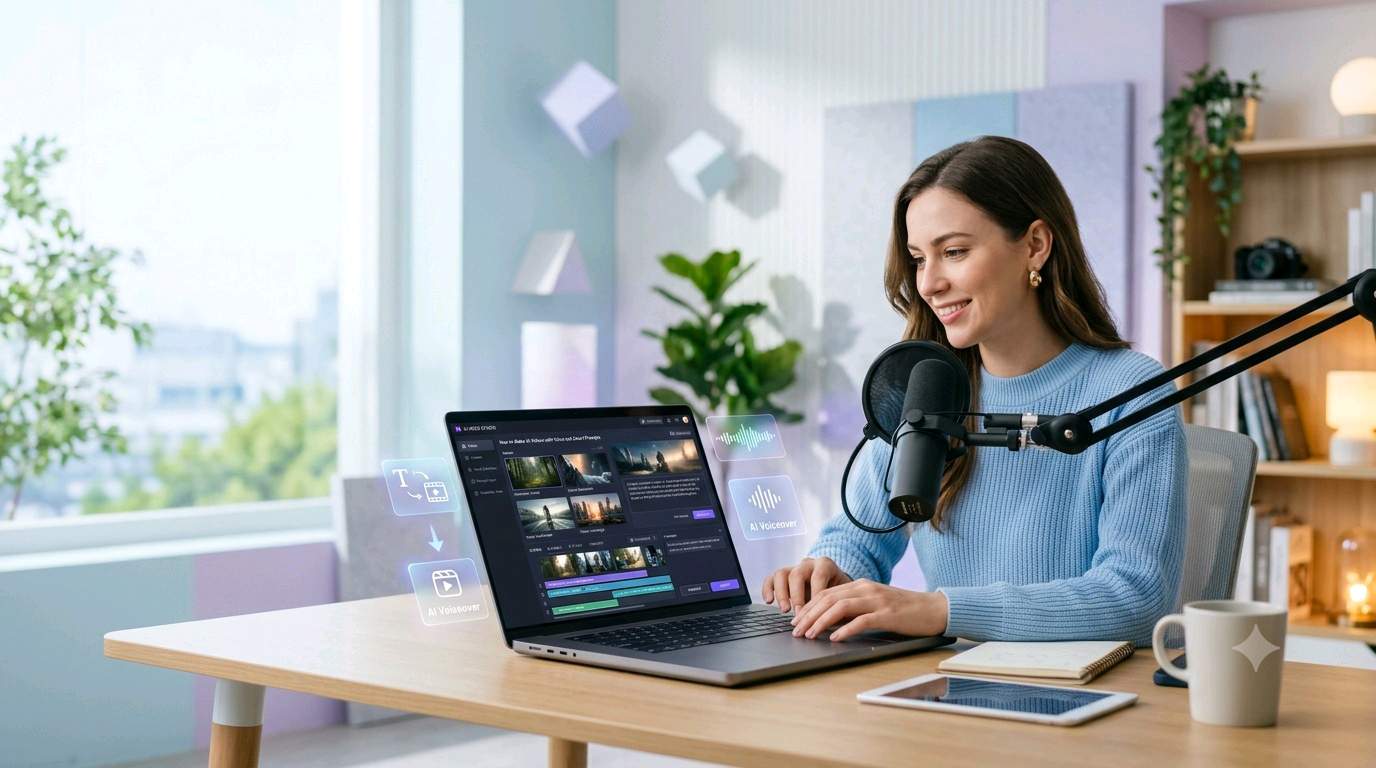 How to make AI videos with voice and prompts