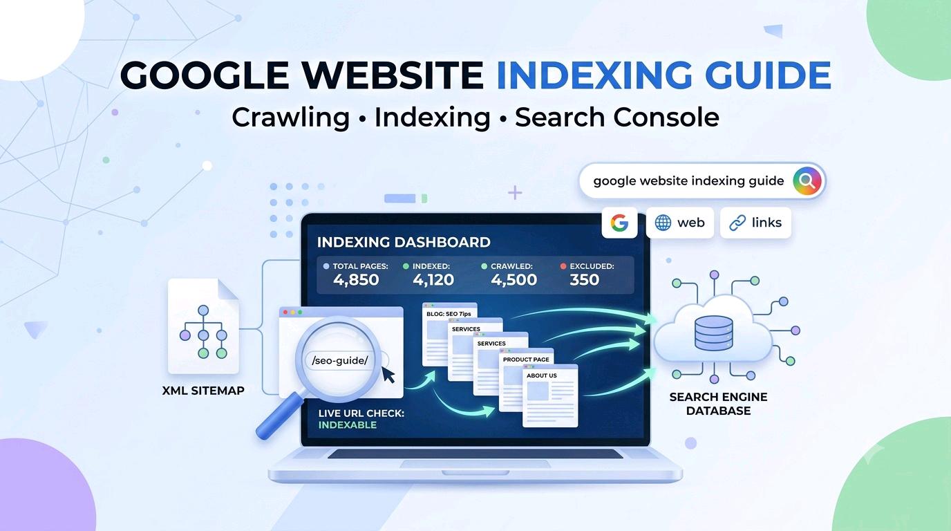 Google Website Indexing Guide - Crawling, Indexing and Search Console