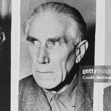 (L-R) Dr. Hjalmar Schacht, former minister and Reichsbank president, Franz von Papen, Nazi foreign a