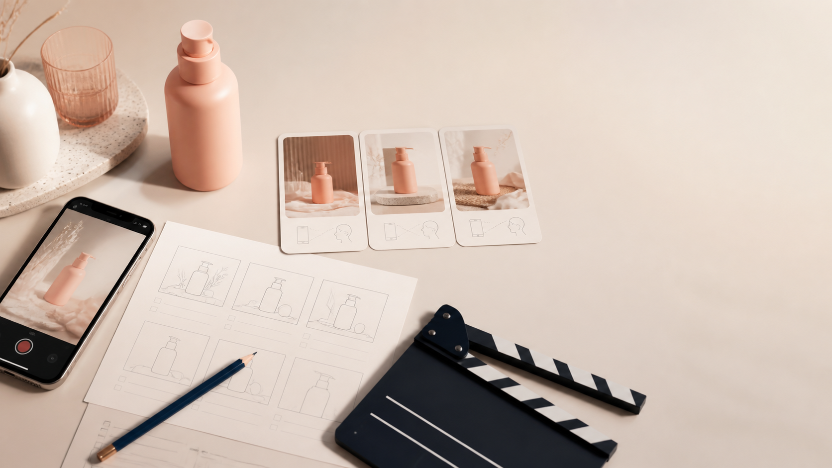 Shopify UGC video launch planning desk