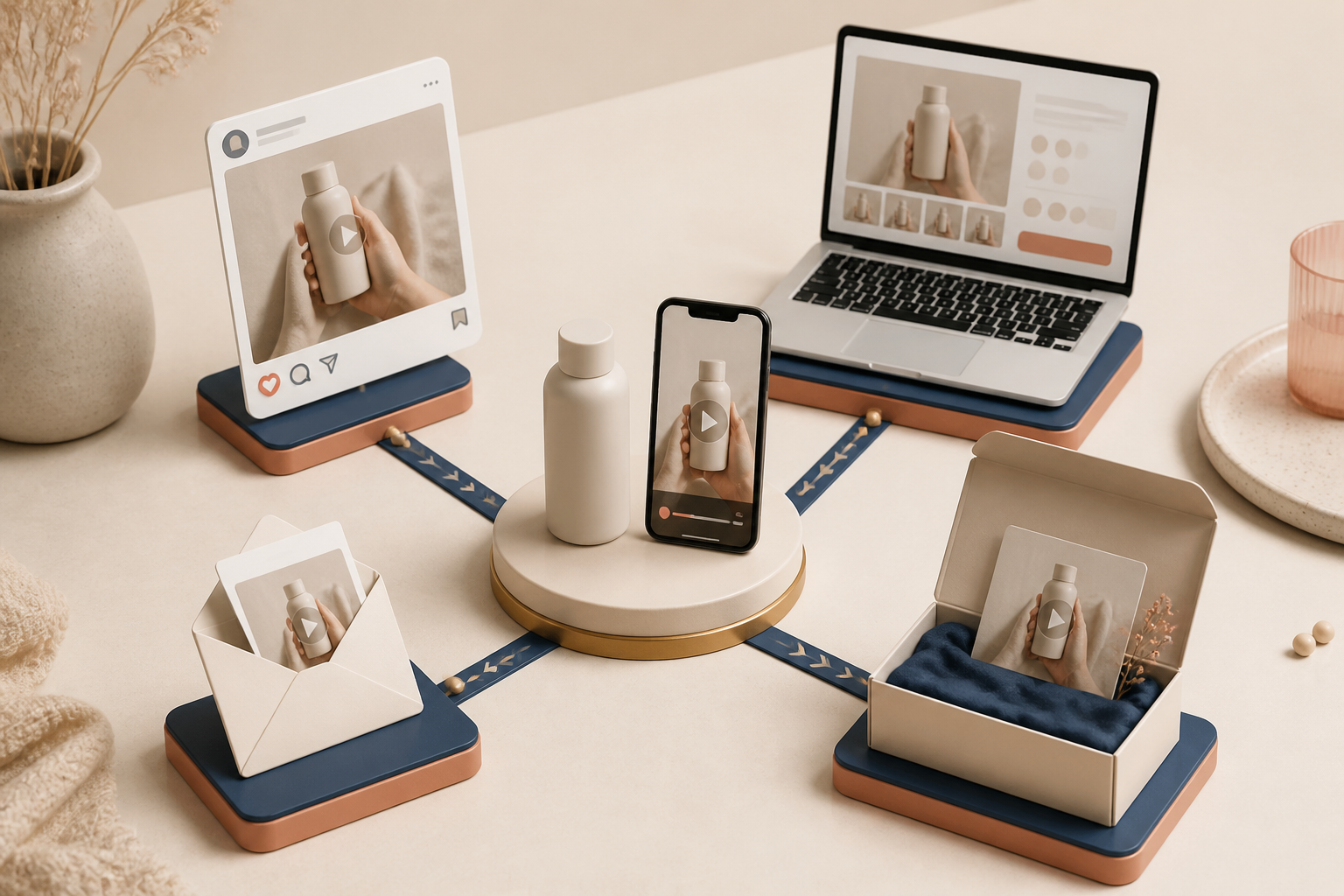 UGC video placement across a Shopify launch funnel