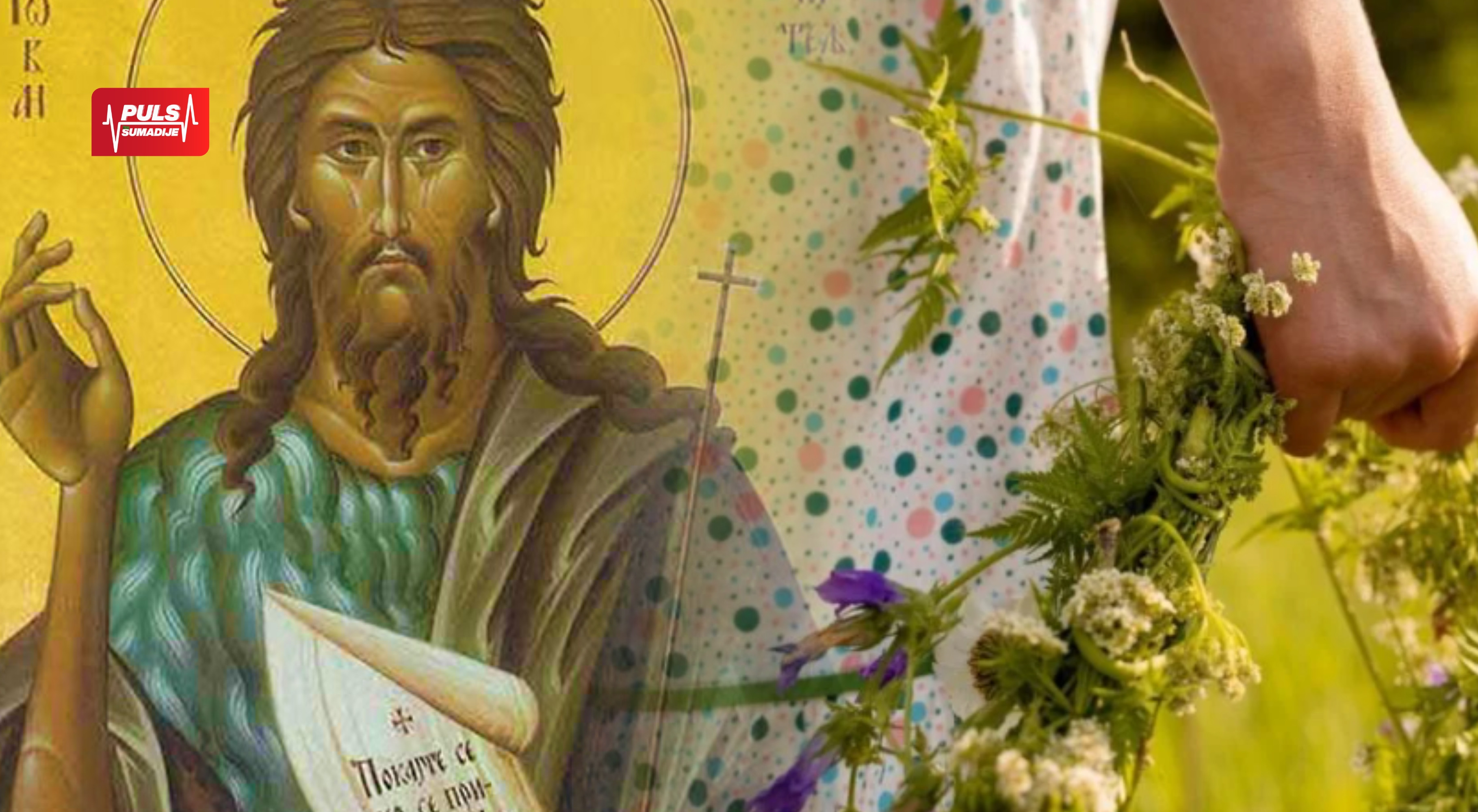 DANAS JE CRVENO SLOVO! Obeležavamo Ivanjdan, pletu se venčići i kače se na vrata, a smatra se “devojačkim praznikom”