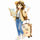 12. りょこう（旅行）— perjalanan tamasya
