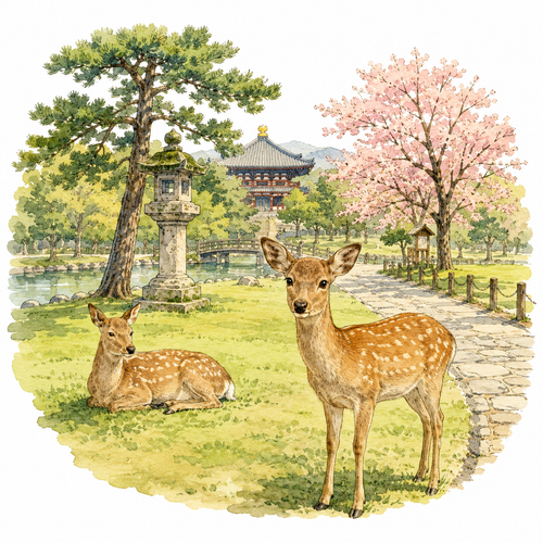 59. 奈良公園（ならこうえん）— Taman Nara.png