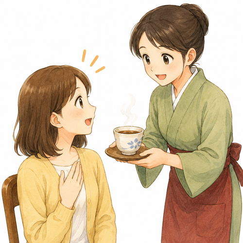 51. もう一杯いかがですか — Mau tambah secangkir lagi.png