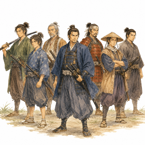 61. 七人の侍（しちにんのさむらい）— Tujuh Samurai.png