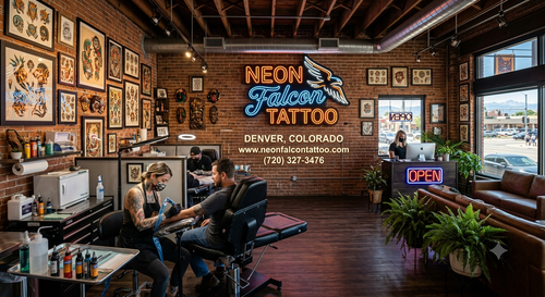 Tattoo Studio in  Denver | About Neon Falcon Tattoo.png
